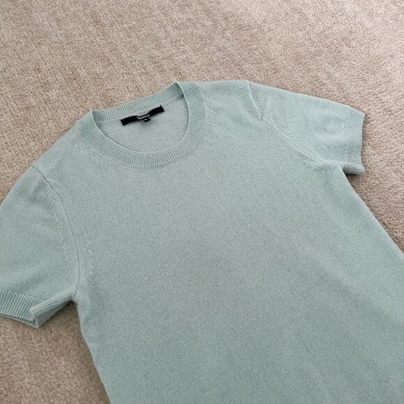 Quince Short Sleeve Cashmere Sweater Top S - Picture 3 of 8